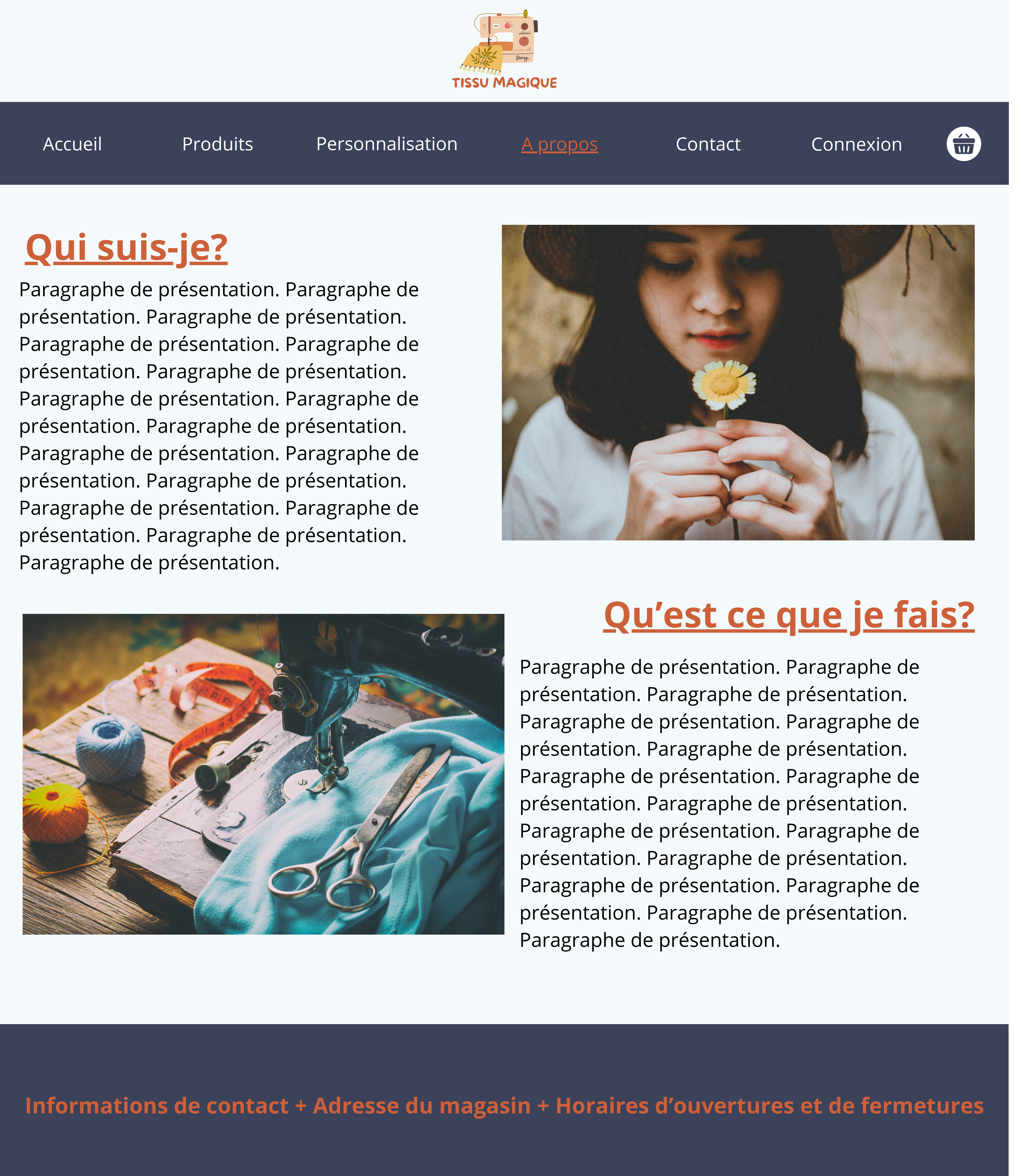 Maquette Tissu Magique